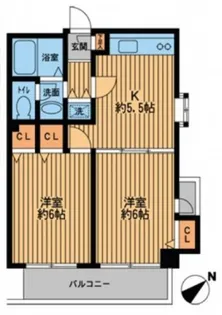 プライムアーバン新宿落合【1階】の間取り