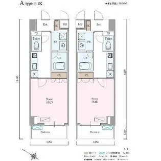 ロイジェントさいたま新都心【2階】の間取り
