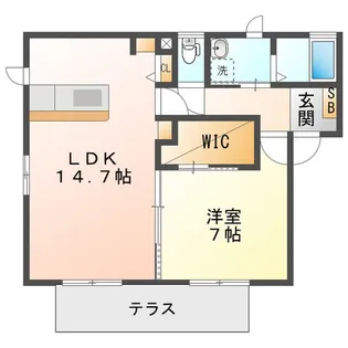 リベルテ【1階】の間取り