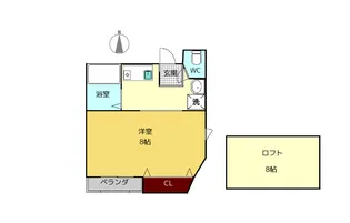 アレグレア桜【3階】の間取り