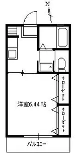 神奈川県川崎市高津区諏訪1【アパート】の間取り