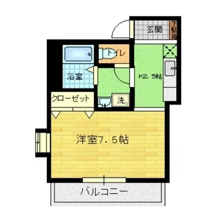 サンヒルズ當麻【3階】の間取り