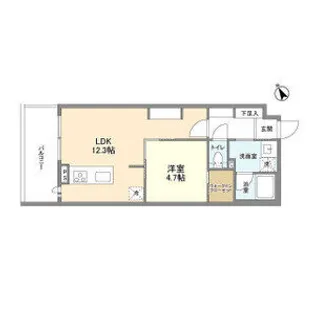 ACPレジデンス文京春日【4階】の間取り