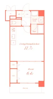 Rio Veil【1階】の間取り