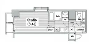 グランド・ガーラ西麻布【6階】の間取り