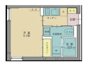 レヴァンテ都立大学【2階】の間取り