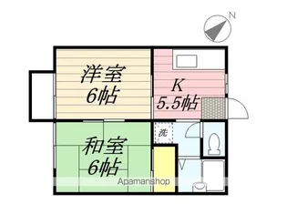 アークヒルズフクモトNO.1【2階】の間取り