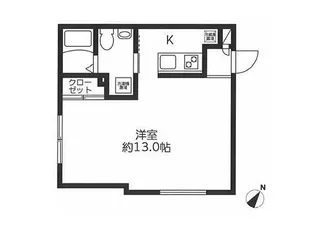 Le Clair代々木【1階】の間取り