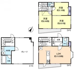 千葉県船橋市田喜野井5【一戸建】の間取り