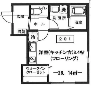 アインスコート【2階】の間取り