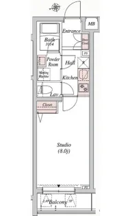 東京都板橋区桜川2【マンション】の間取り