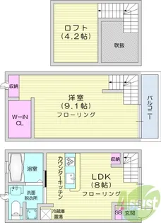 ALTAIR【1階】の間取り