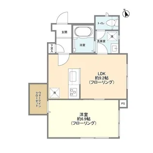 collis 中目黒 コリス中目黒【1階】の間取り