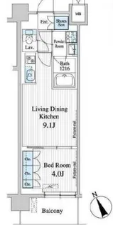 プレノ清澄庭園【3階】の間取り