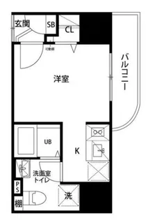 ハウスセゾン新板橋【3階】の間取り