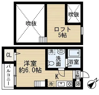 アパッショネート【2階】の間取り