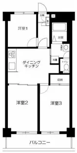 リシェル氷川台【1階】の間取り