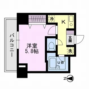 東京都府中市寿町3【マンション】の間取り
