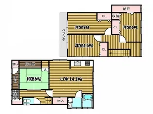 広島県広島市西区高須2【一戸建】の間取り