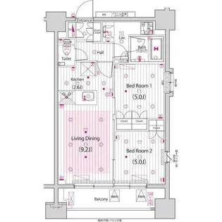 ガーラ・アヴェニュー浅草【12階】の間取り