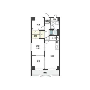 3LDKの間取り画像