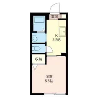 カーサミヨシ【1階】の間取り