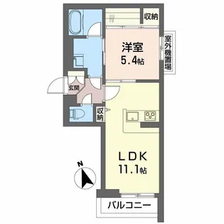 グラン ロフォス (Gran Rofosu)【2階】の間取り