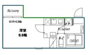 ヴァン・フローラ【1階】の間取り