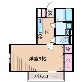 神奈川県横浜市緑区白山1【アパート】の間取り