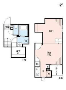 CB子飼本町グレーシア【1階】の間取り