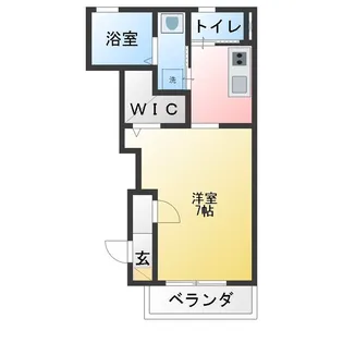 ラヴニール【1階】の間取り