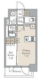東京都台東区日本堤2【マンション】の間取り