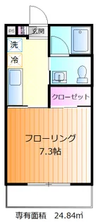 コナコースト【1階】の間取り