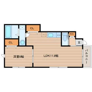 CITY福田町【1階】の間取り