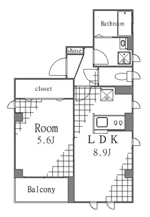 TATSUMIビル【2階】の間取り