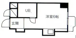 チサンマンション広島【5階】の間取り