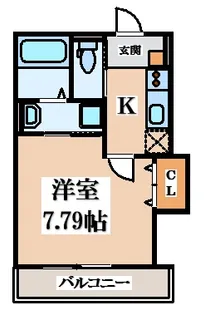KTIレジデンス弥刀【2階】の間取り