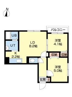 スプレンドール【4階】の間取り