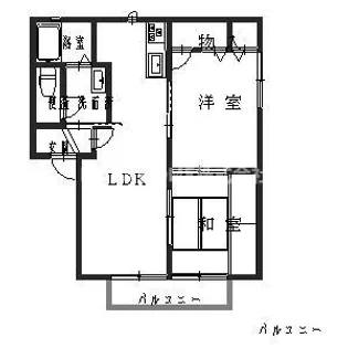 メゾン・グランドゥールI・II【2階】の間取り