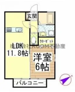 アルカディア・AI【2階】の間取り