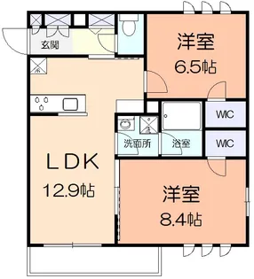 エクラージュ(Ecrarge)【2階】の間取り