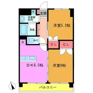 エルマーナ【2階】の間取り