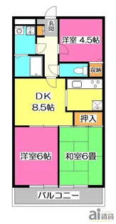東京都東村山市諏訪町1【マンション】の間取り
