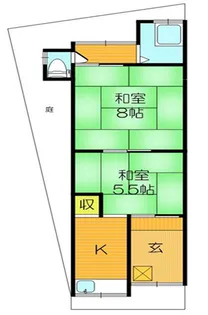 大阪府守口市東町2【一戸建】の間取り