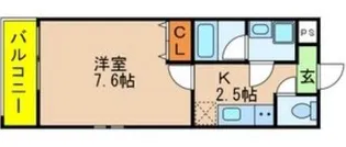 グランピア鳳【3階】の間取り
