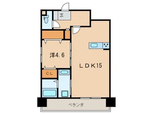 福岡県北九州市門司区中町【マンション】の間取り