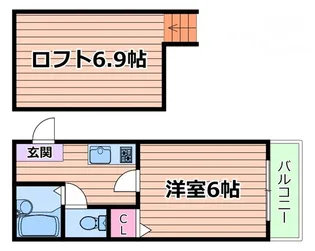 コスモビル【3階】の間取り