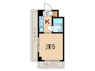 スカイコ-ポ田中【2階】の間取り