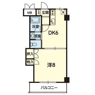 メゾンエム【5階】の間取り