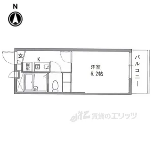 レオパレスオキツモ【2階】の間取り